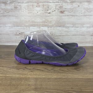 Nike Studio Pack Women's Yoga Ballet Dance Flats Black Purple Size 9.5